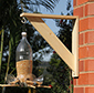 Use the spare bracket to decorate your home with either a hanging basket or bird feeder or more!